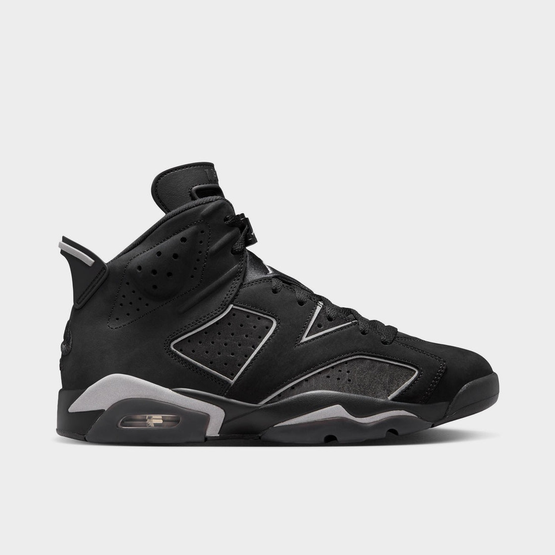 Jordan 6 Retro Black / Reflect Silver - Black