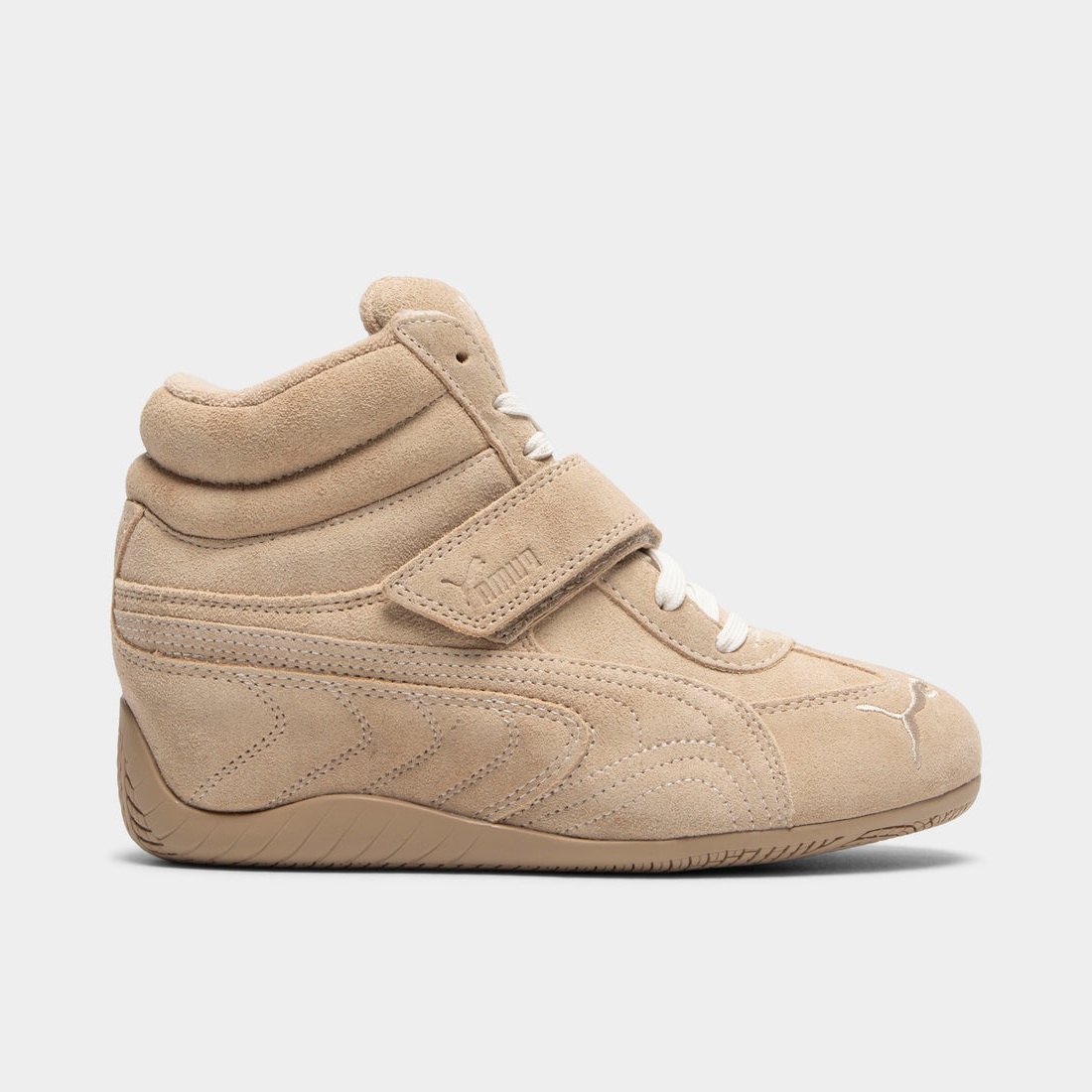 PUMA Women's Speedcat Wedge Sand Dune / Alpine Snow