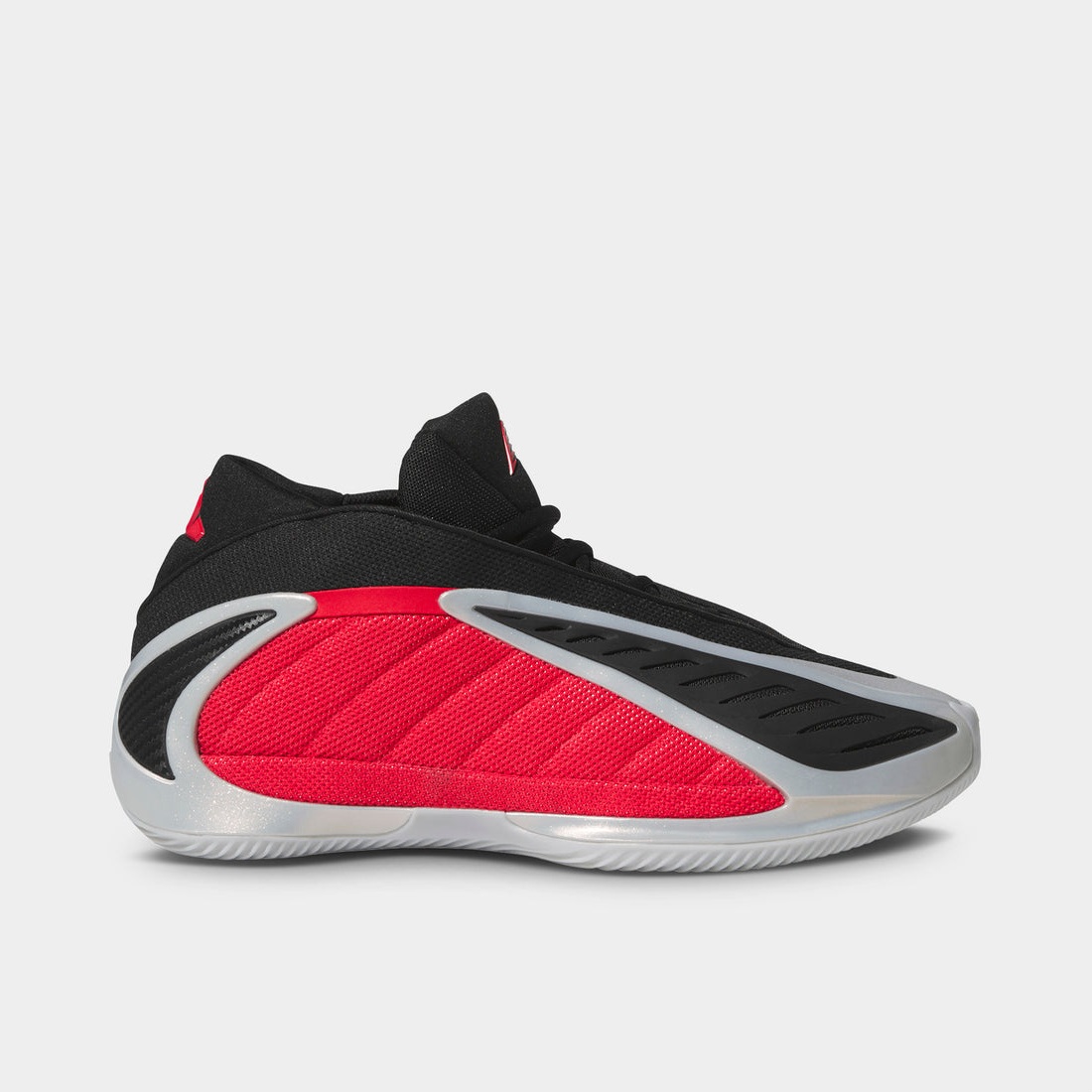 adidas Anthony Edwards 2 Silver Metallic / Pure Ruby - Black