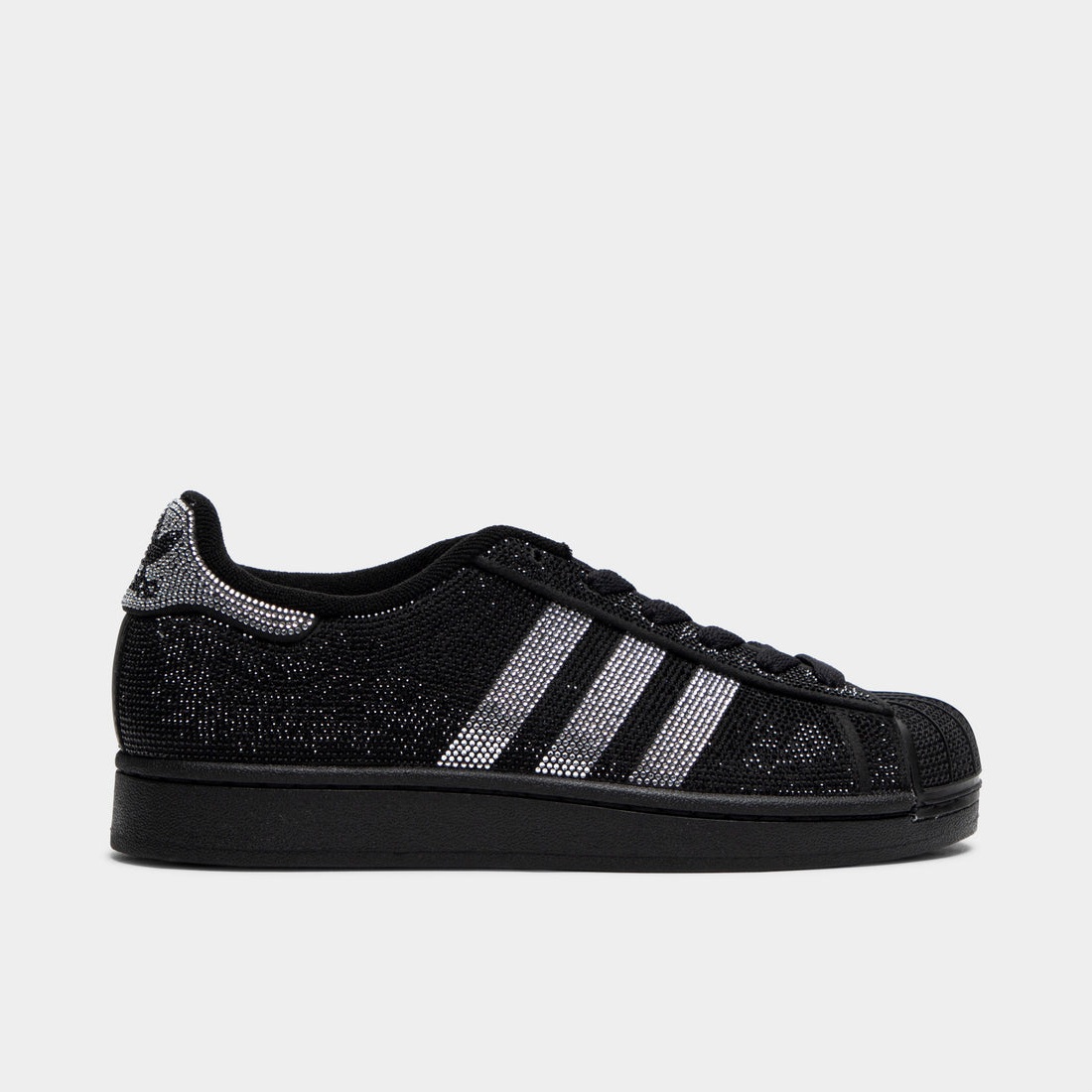 adidas Women's Superstar II Black / Silver Metallic