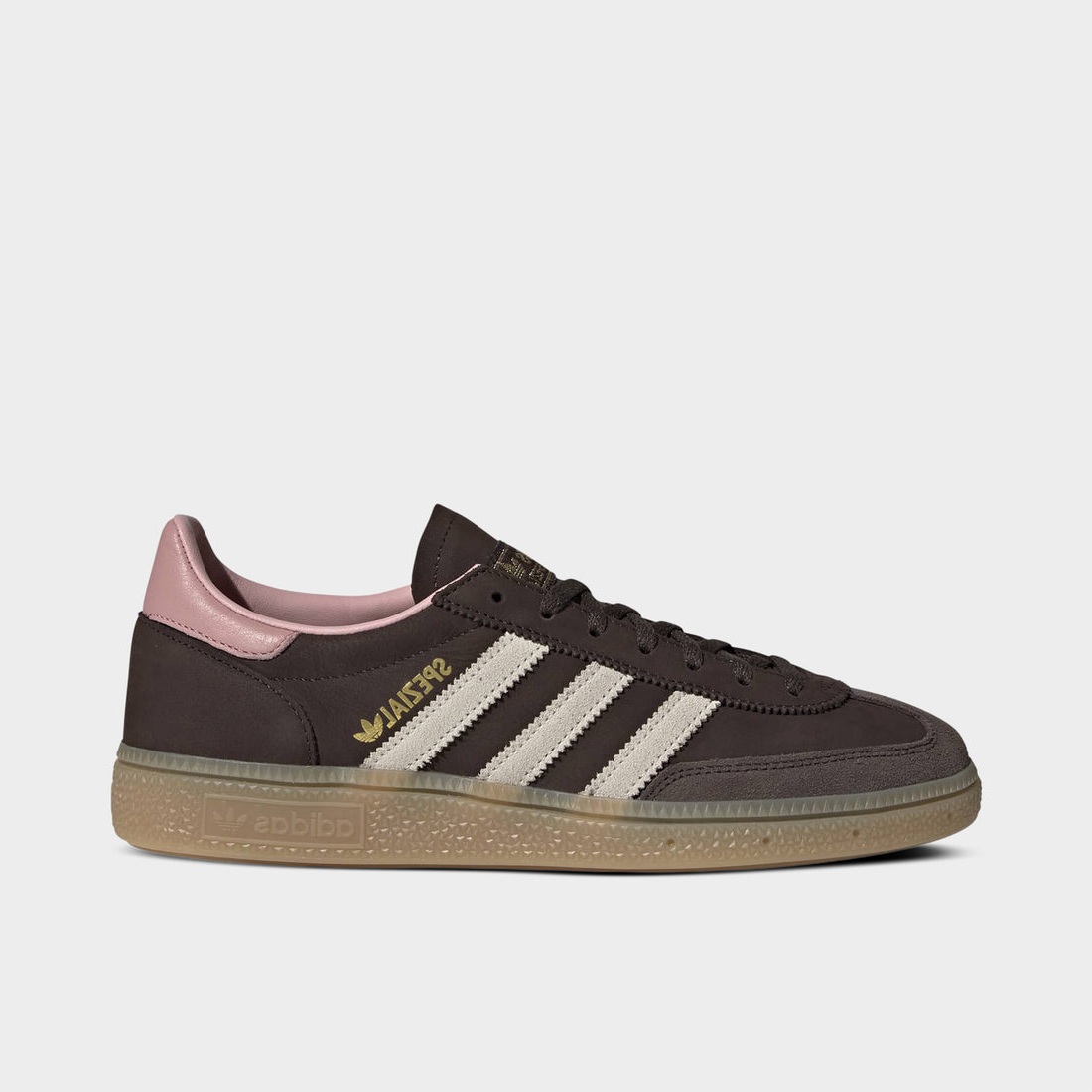 adidas Originals Women's Handball Spezial Dark Brown / Alumina - Wonder Mauve