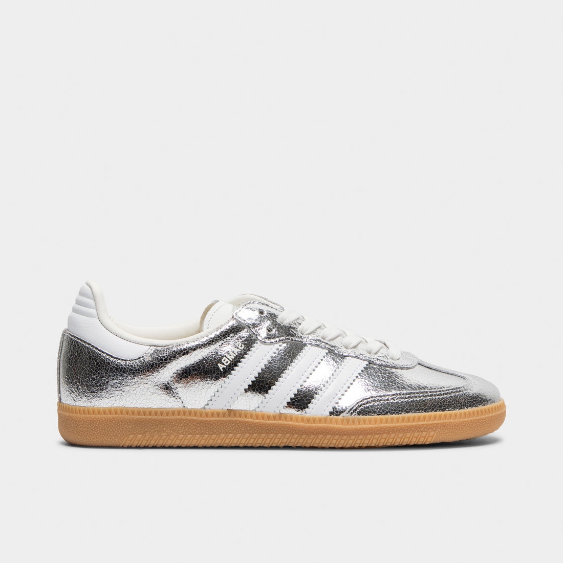 adidas Women's Samba OG Silver Metallic / White - Gum