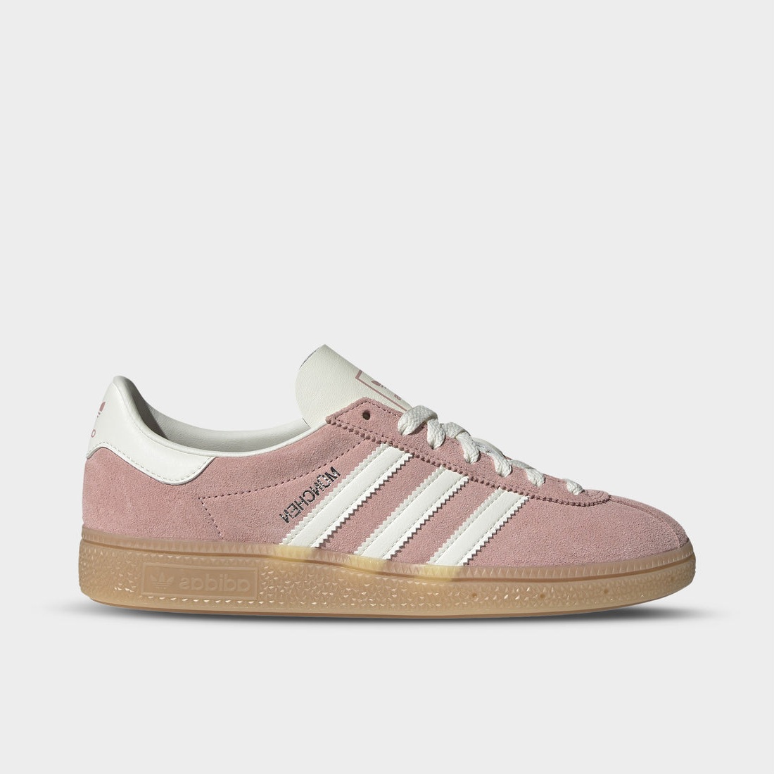 adidas Women's Muenchen Wonder Mauve / Off White - Silver Metallic