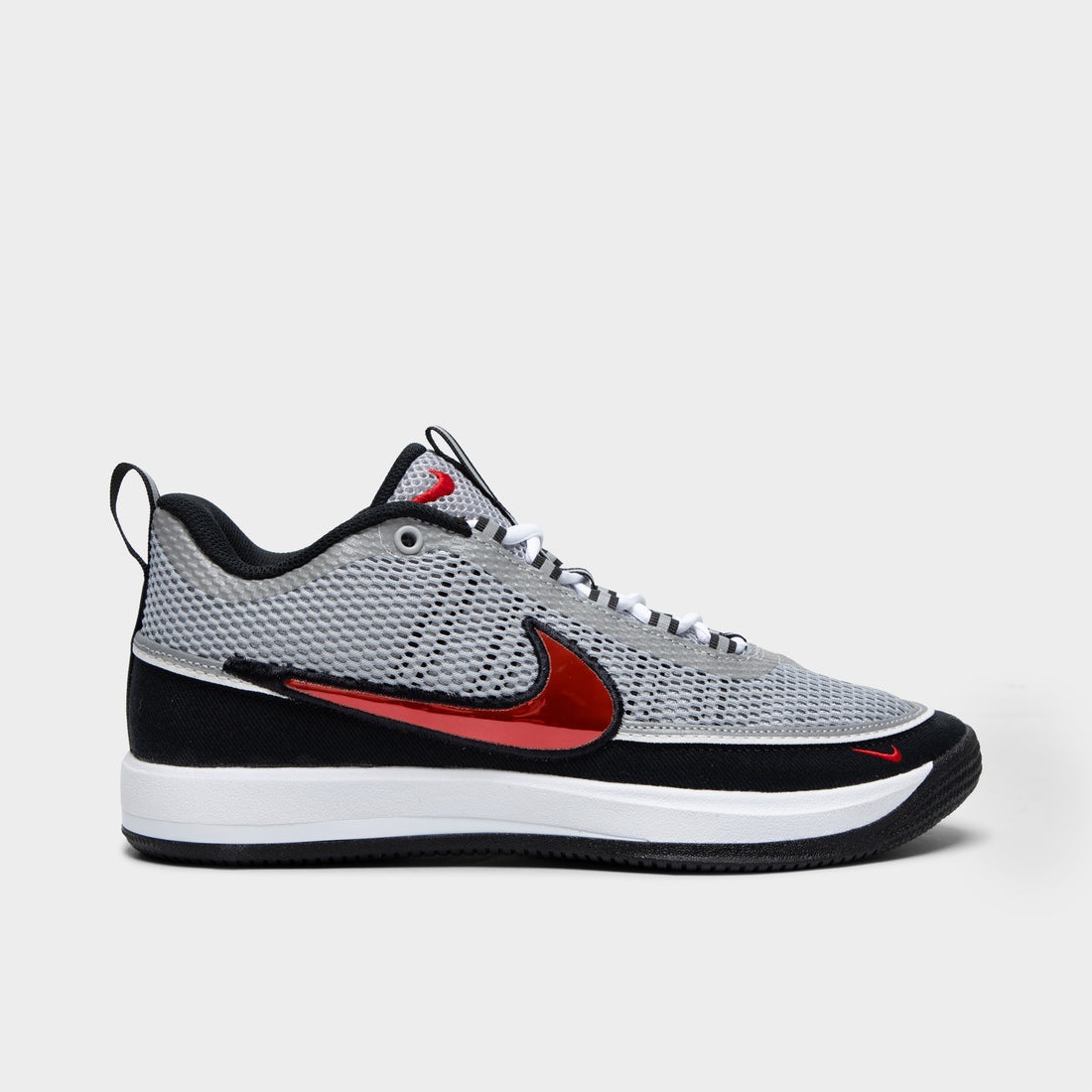 Nike Book 2 SP Metallic Silver / Sport Red - Black
